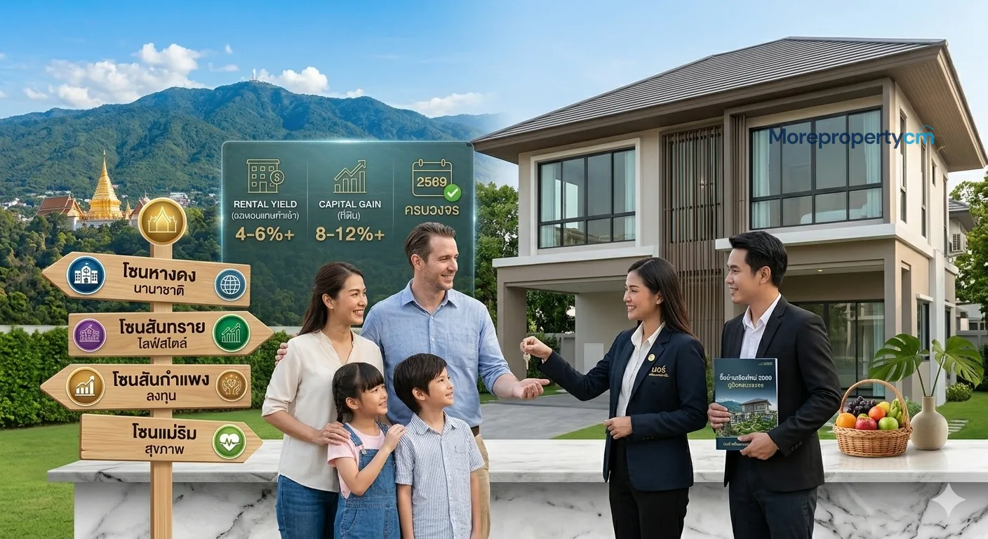 ซื้อบ้านเชียงใหม่ 2569 ต้องรู้อะไรบ้าง? คู่มือฉบับสมบูรณ์สำหรับมือใหม่