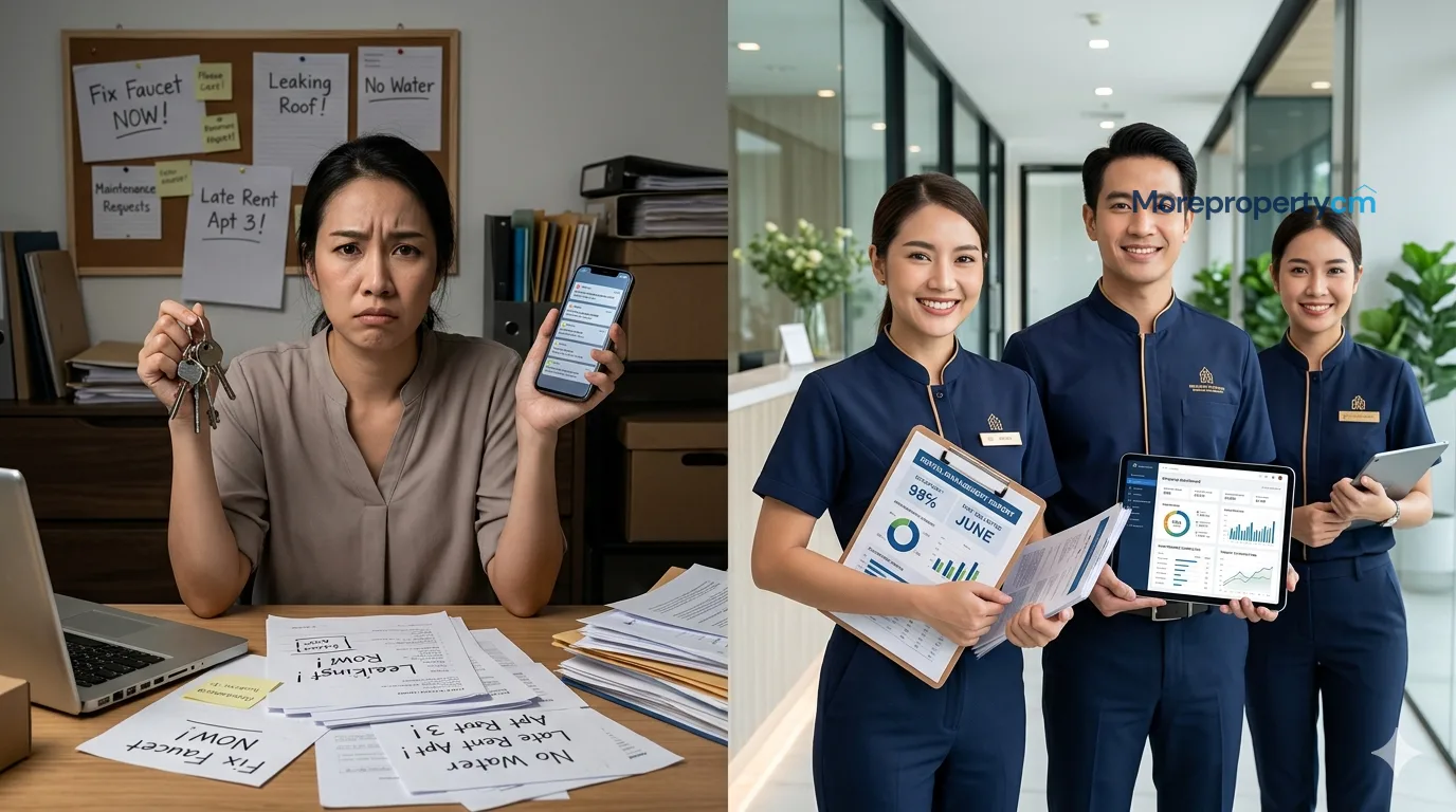บริหารทรัพย์ให้เช่าเชียงใหม่ด้วยตัวเอง vs ใช้บริษัทบริหาร ดีกว่ากันอย่างไร?