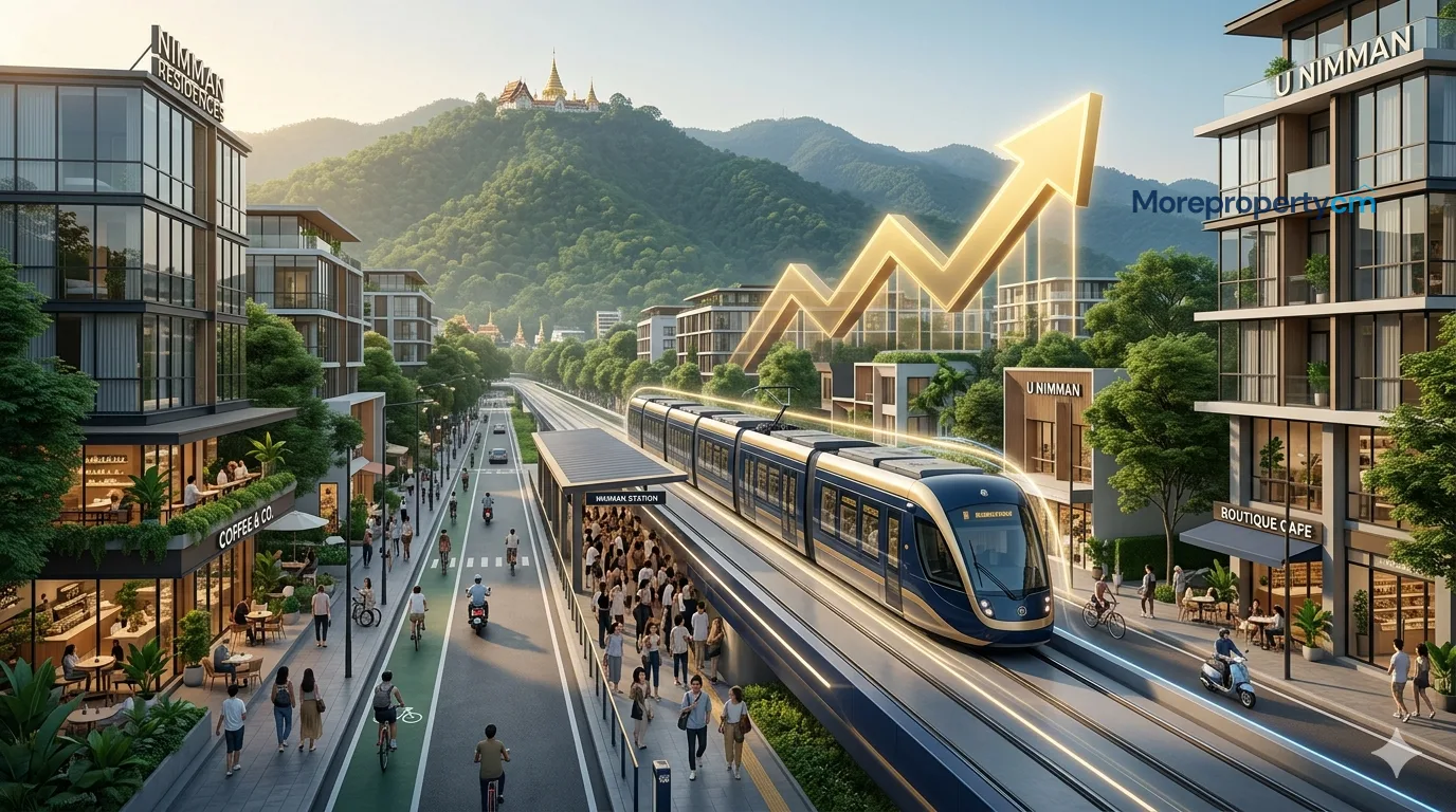 โครงการรถไฟฟ้าเชียงใหม่ 2569 จะส่งผลต่ออสังหาริมทรัพย์อย่างไร?
