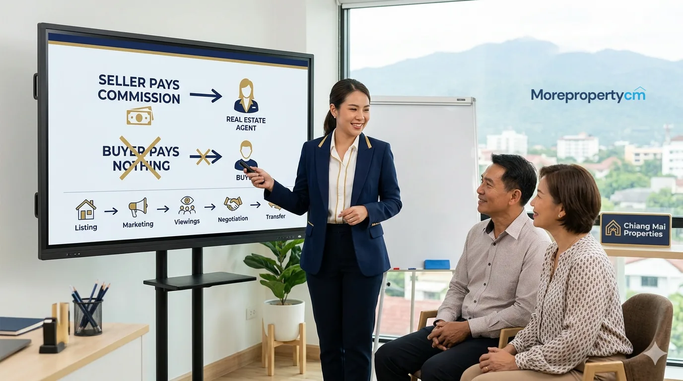 ไขข้อข้องใจเรื่องค่านายหน้าอสังหาเชียงใหม่ ใครจ่าย จ่ายเท่าไหร่?