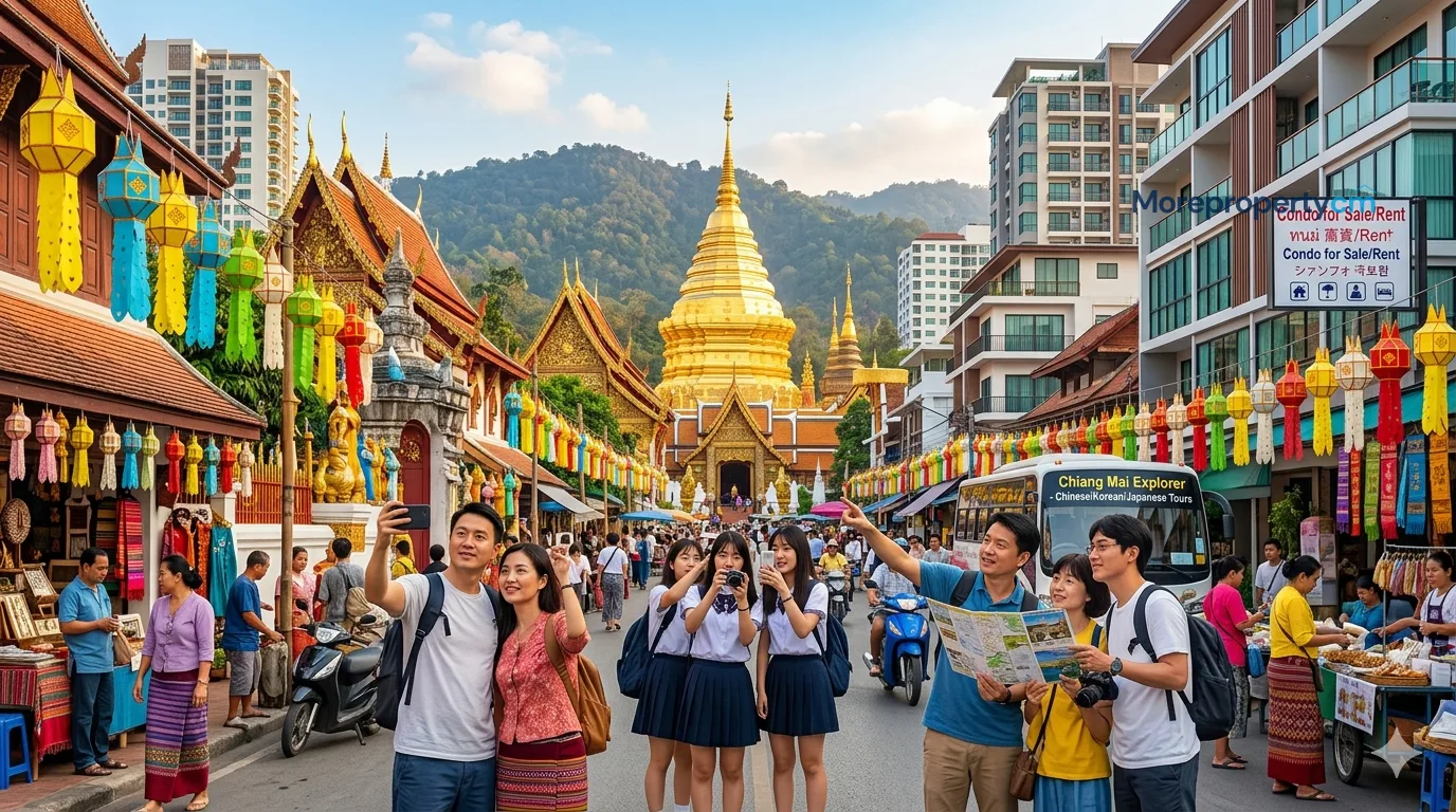 ตลาดนักท่องเที่ยวจีนและเอเชียตะวันออกกับอสังหาเชียงใหม่ 2569-2575