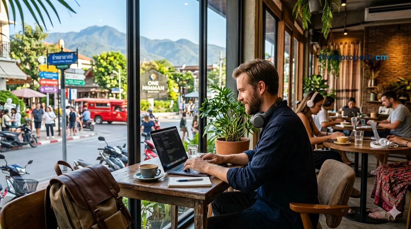 อสังหาเชียงใหม่สำหรับ Digital Nomad ชาวต่างชาติ ที่พักแบบไหนเหมาะที่สุด