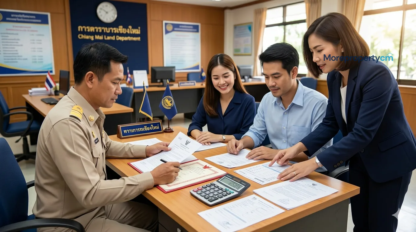 ค่าใช้จ่ายวันโอนที่ดินและคอนโดเชียงใหม่ คำนวณล่วงหน้าก่อนวันจริง