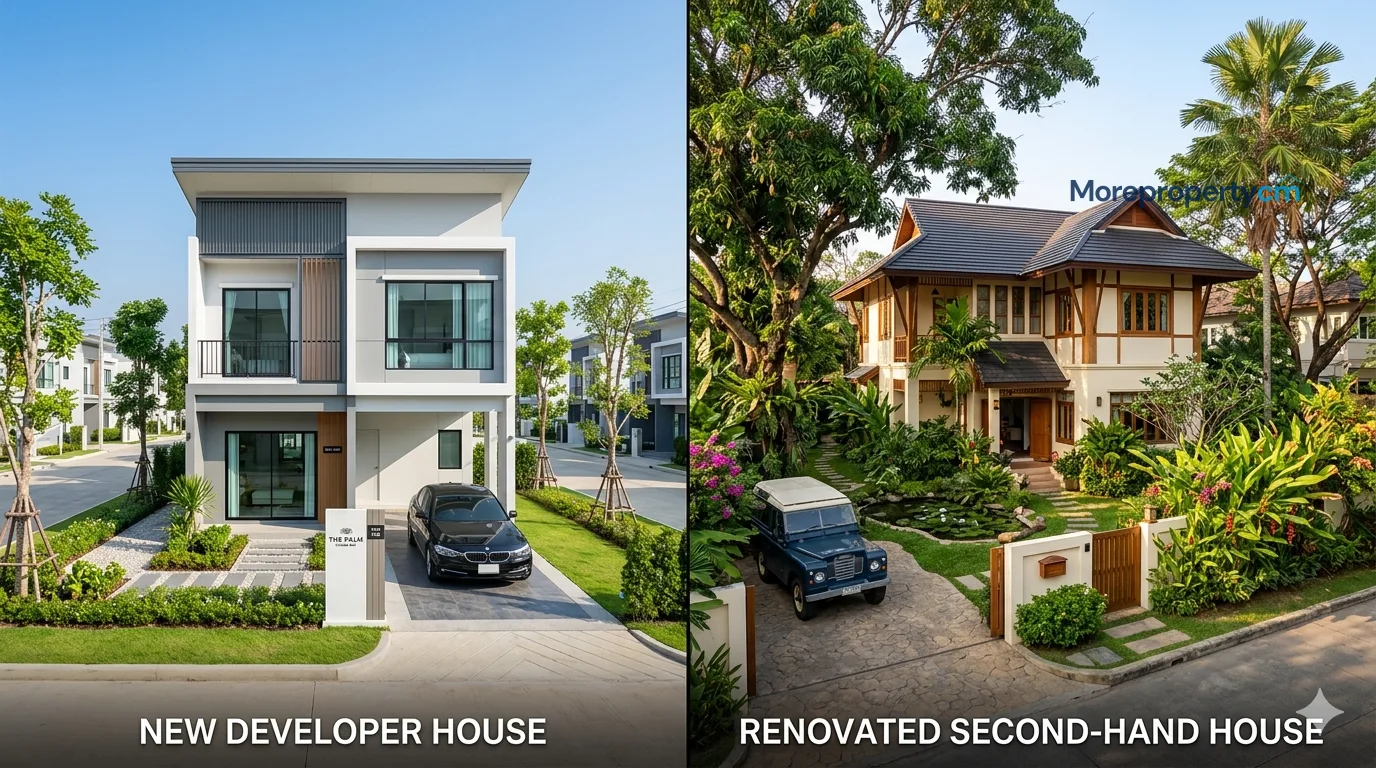 Second-Hand vs New Project Houses in Chiang Mai — Which Should You Buy in 2026?