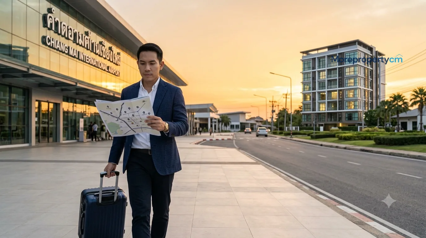อสังหาเชียงใหม่ใกล้สนามบินนานาชาติ ทำเลที่นักธุรกิจและนักเดินทางต้องการ