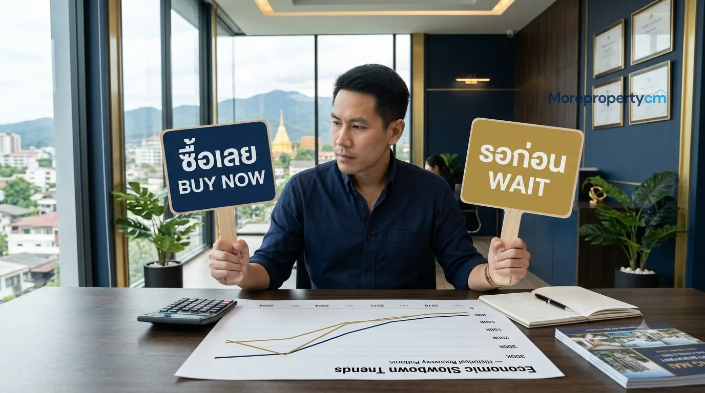 ตลาดอสังหาเชียงใหม่ในช่วงเศรษฐกิจชะลอตัว ซื้อหรือรอ วิเคราะห์ตรงไปตรงมา