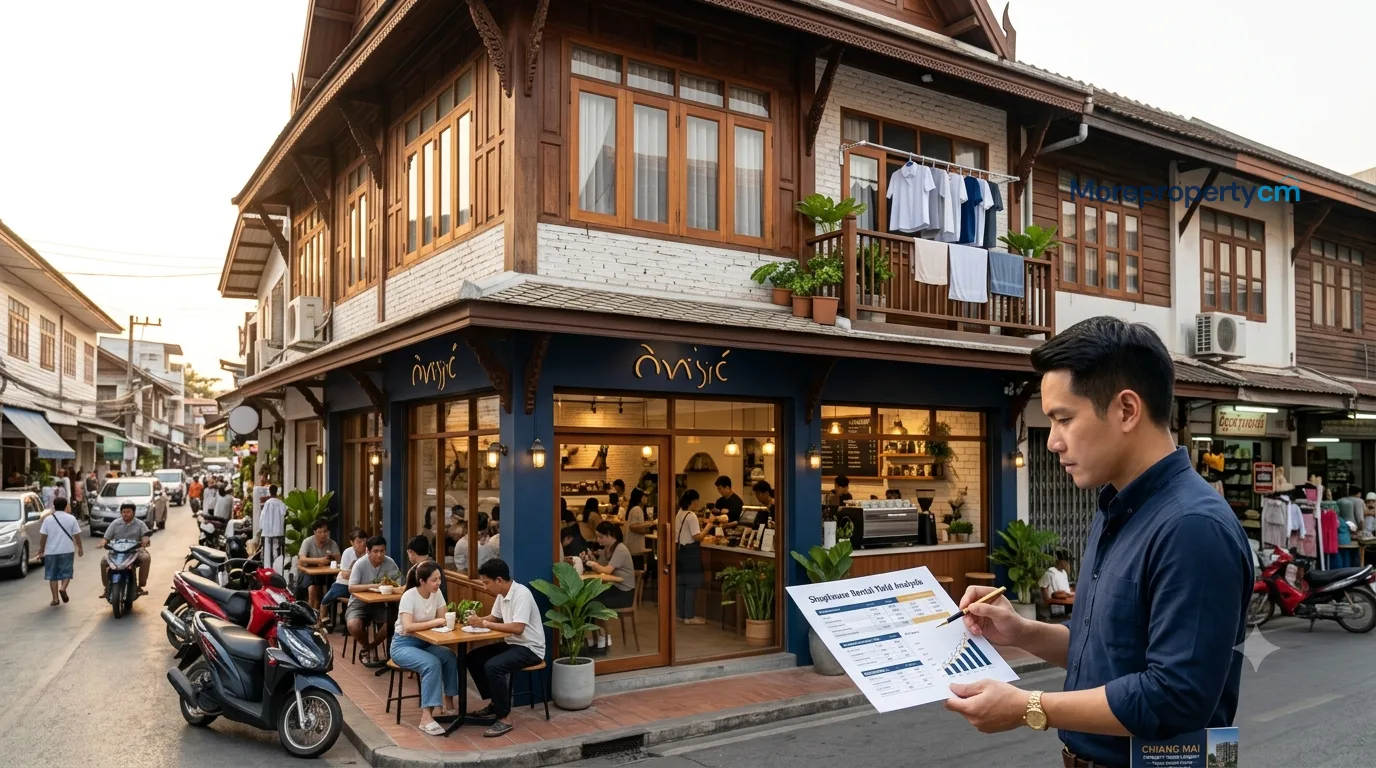 อาคารพาณิชย์เชียงใหม่ เปรียบเทียบซื้อเพื่ออยู่อาศัยเองหรือลงทุนปล่อยเช่า