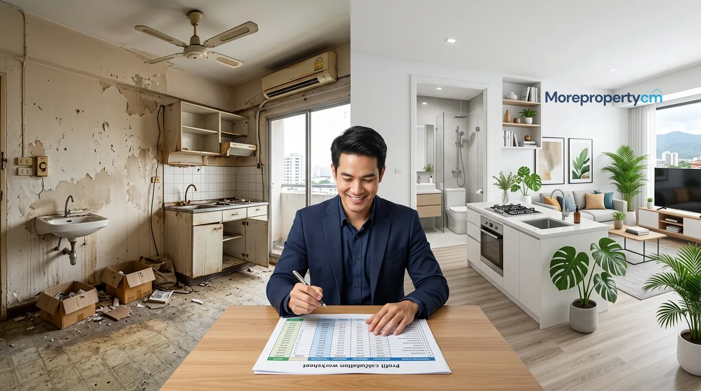 ฟื้นฟูและขายอสังหาเชียงใหม่ (Flip Property) คู่มือตั้งแต่หาทรัพย์ถึงปิดการขาย