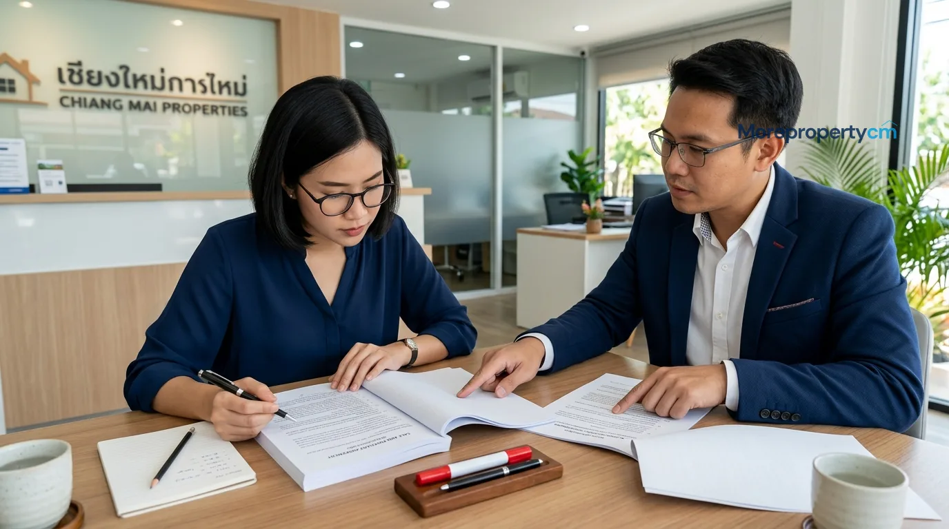 สัญญาจะซื้อจะขายอสังหาเชียงใหม่ ข้อที่ต้องมี ข้อที่ต้องระวัง และวิธีป้องกันตัวเองก่อนเซ็น