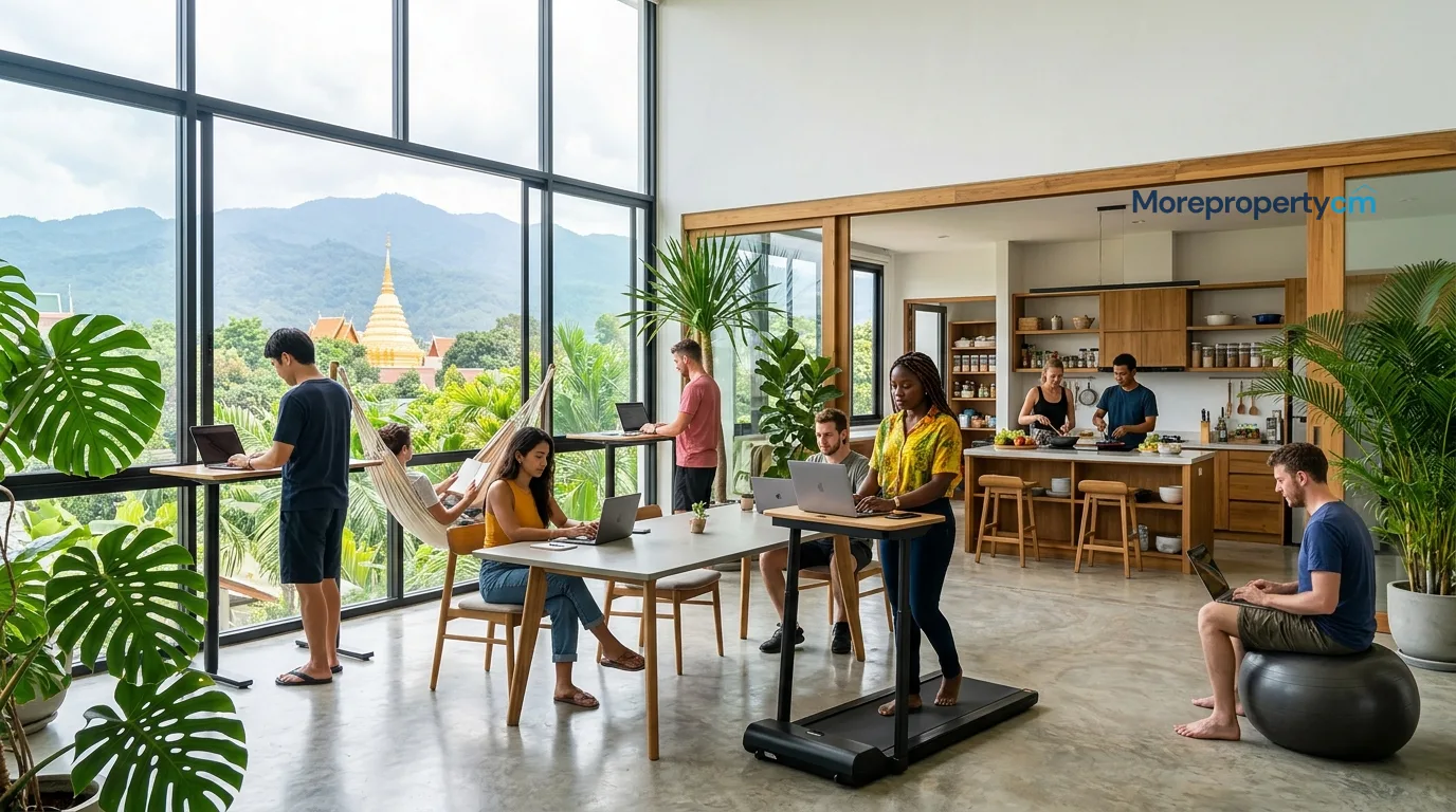 อสังหาเชียงใหม่กับธุรกิจ Co-Working Space และ Co-Living ความต้องการที่กำลังเติบโต