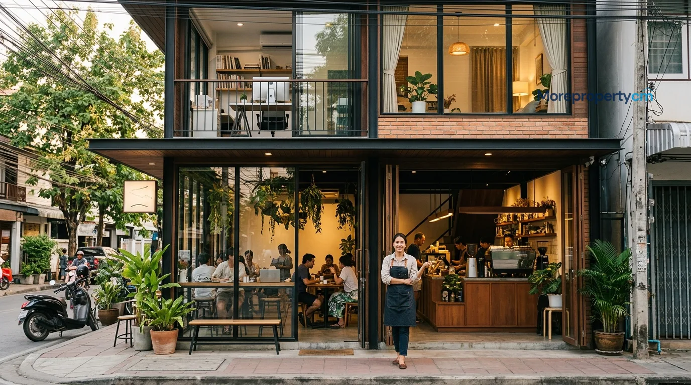 อสังหาเชียงใหม่ที่เหมาะกับผู้ประกอบการ SME และธุรกิจขนาดเล็ก พื้นที่ที่ใช้ได้ทั้งอยู่และทำงาน
