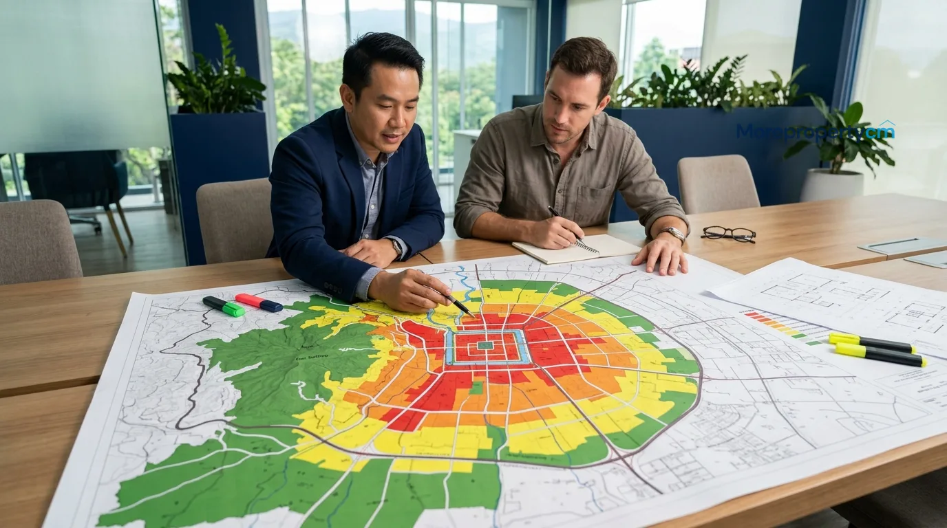 ทำความเข้าใจผังเมืองเชียงใหม่ โซนสี และผลต่อมูลค่าอสังหาที่คุณกำลังสนใจ