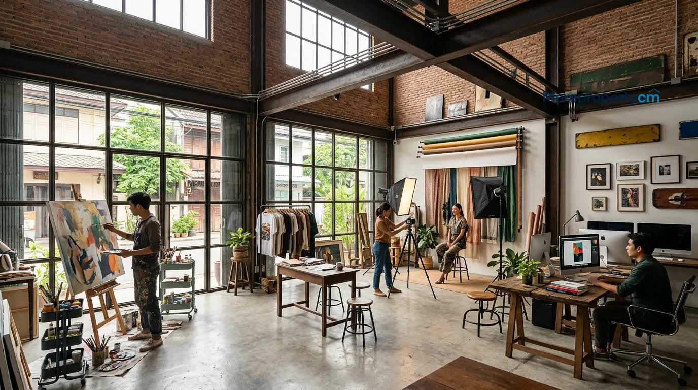 อสังหาเชียงใหม่และเศรษฐกิจสร้างสรรค์ โอกาสสำหรับพื้นที่ Studio ศิลปะ และ Creative Hub