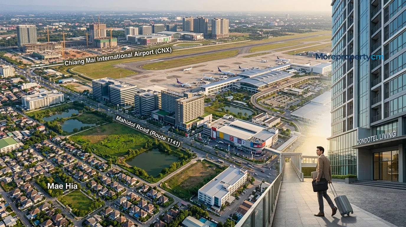 ทำเลรอบสนามบินเชียงใหม่ โอกาสที่คนมองข้ามในย่านที่กำลังเปลี่ยนไป