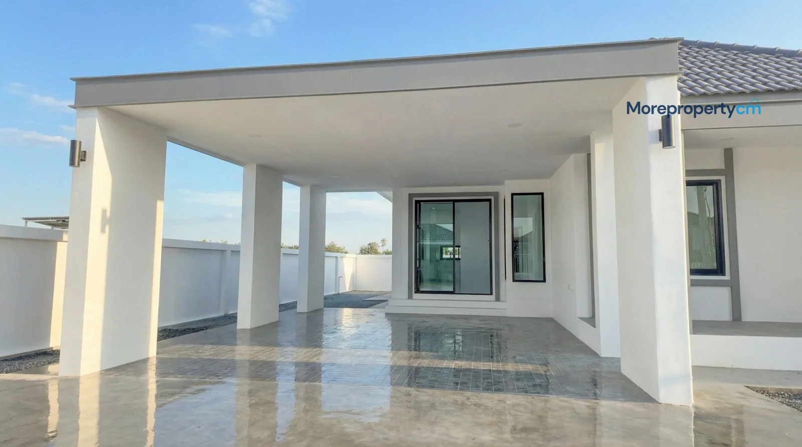 บ้านเดี่ยวสร้างใหม่ สไตล์โมเดิร์น เนื้อที่กว้าง 75 ตร.ว. โซนสารภี - 10