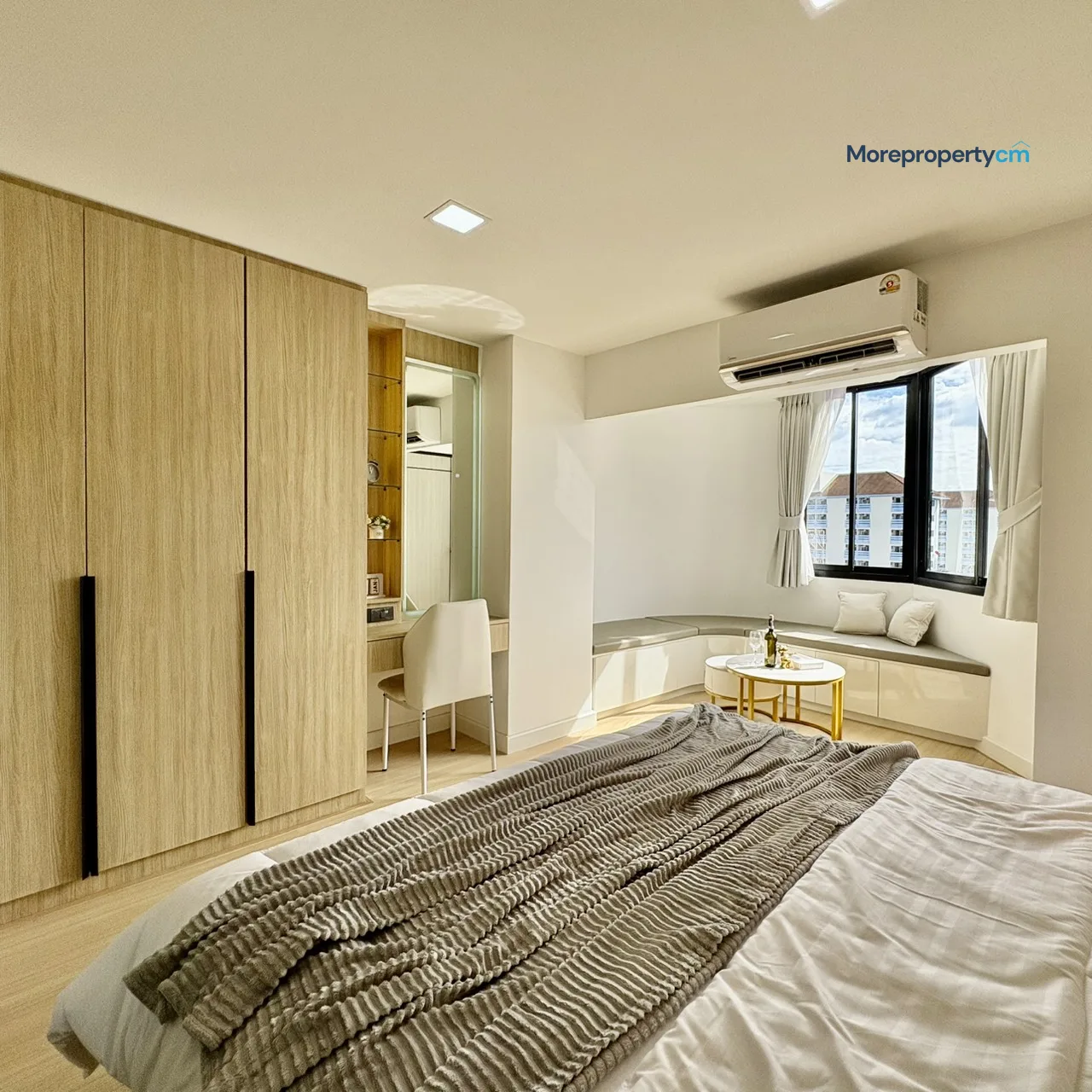 ขาย นครพิงค์ คอนโด ห้วยแก้ว – 1 นอน ชั้น 6 รีโนเวทใหม่สไตล์เอิร์ธโทน ใกล้โรงเรียนนานาชาติสิงคโปร์ - 3