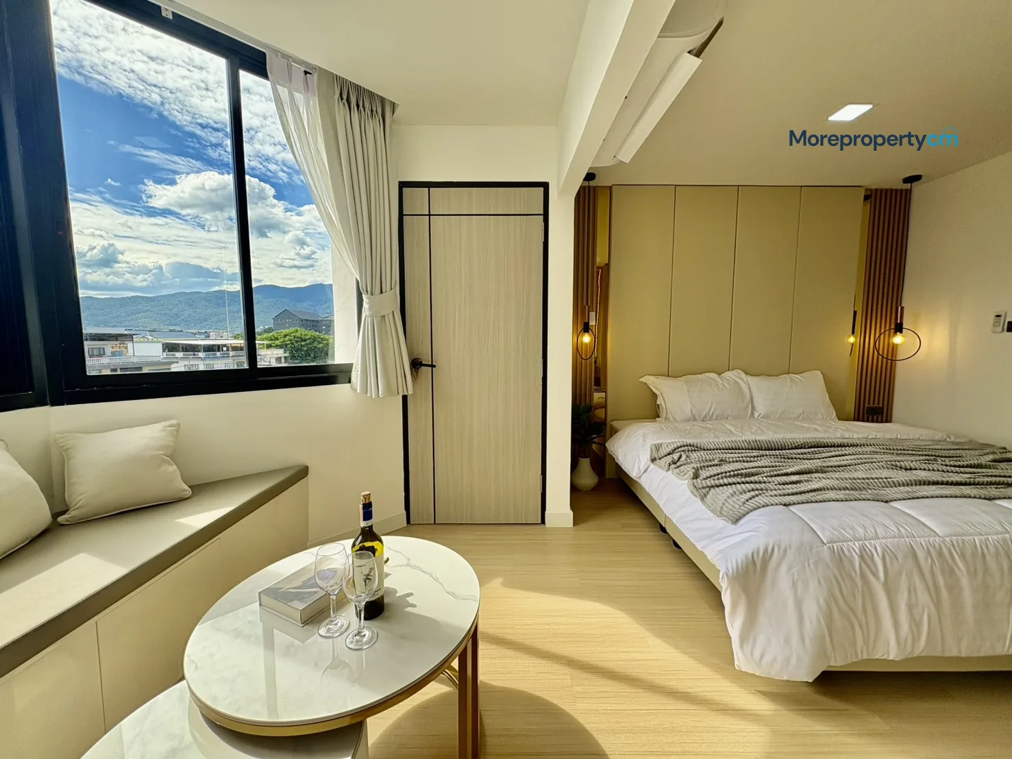 ขาย นครพิงค์ คอนโด ห้วยแก้ว – 1 นอน ชั้น 6 รีโนเวทใหม่สไตล์เอิร์ธโทน ใกล้โรงเรียนนานาชาติสิงคโปร์ - 7