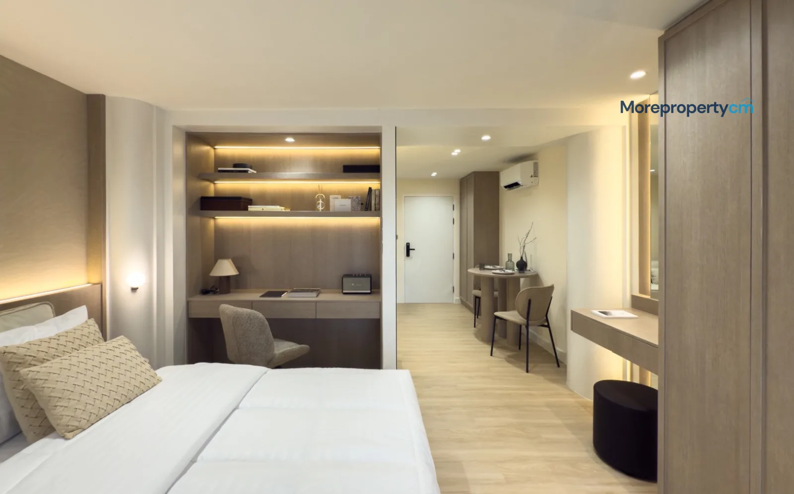 ขาย ศรีธนาคอนโดมิเนียม 2 – 1 นอน ชั้น 12 ห้องใหญ่ 39 ตร.ม. รีโนเวทใหม่สไตล์เอิร์ธโทน (Foreign Quota)