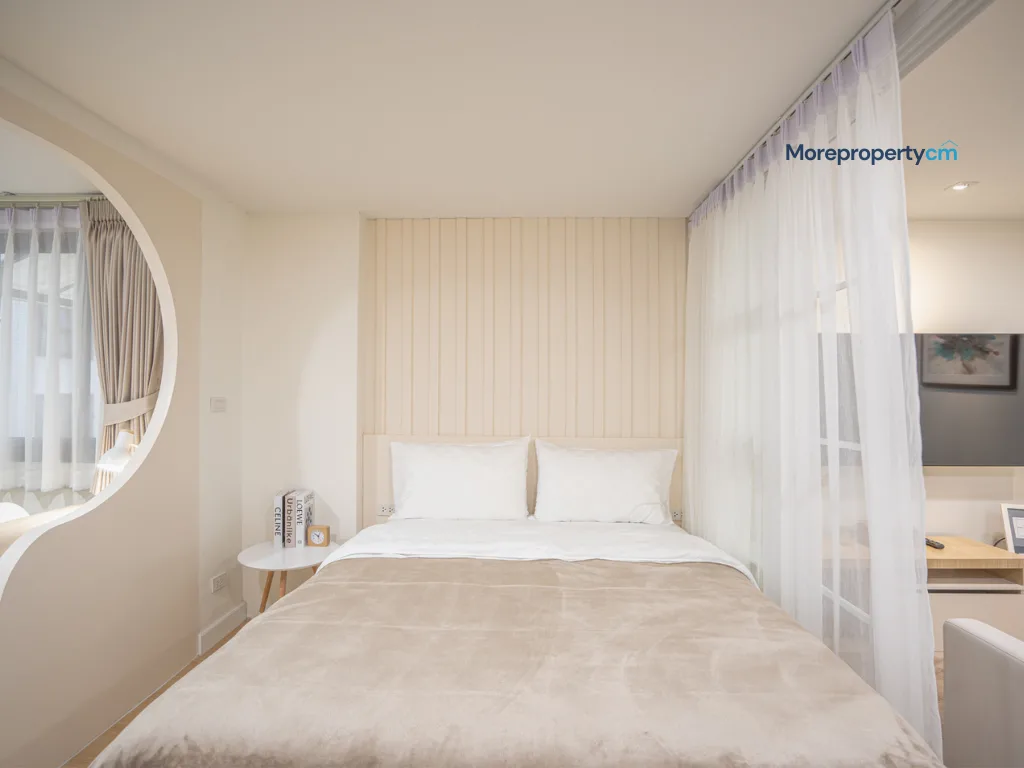 ขาย ฮิลไซด์ 2 คอนโด – 1 นอน 30 ตร.ม. ชั้น 4 ใจกลางนิมมานฯ ห้องรีโนเวทสวย สไตล์ Japandi - 2