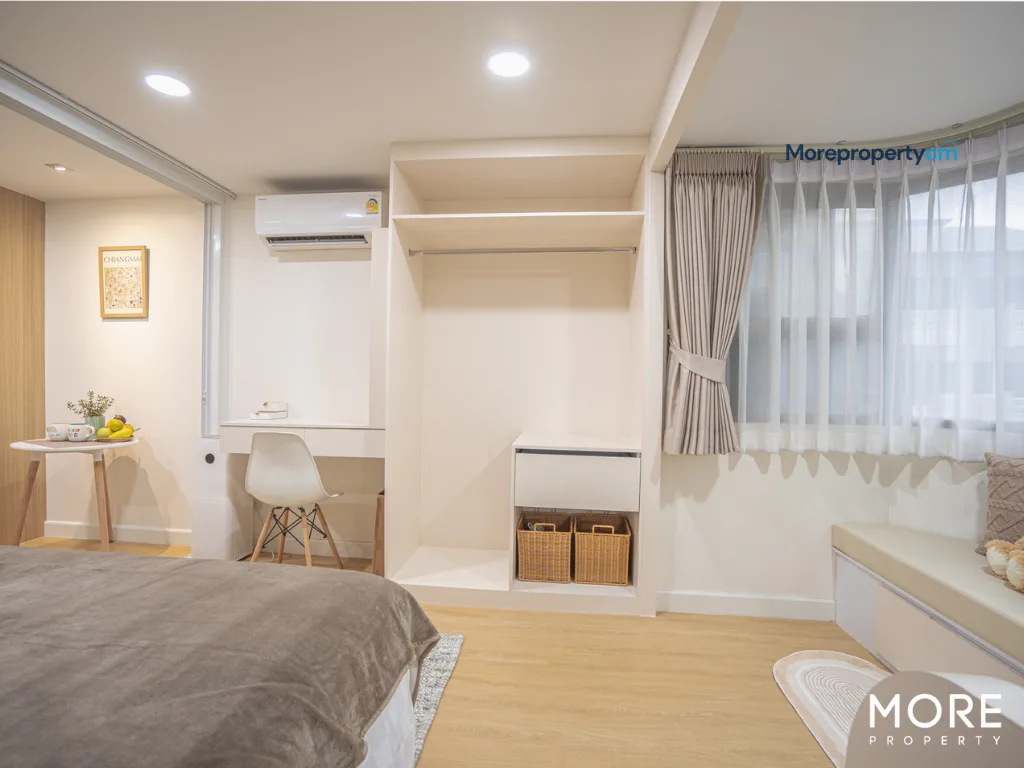 ขาย ฮิลไซด์ 2 คอนโด – 1 นอน 30 ตร.ม. ชั้น 4 ใจกลางนิมมานฯ ห้องรีโนเวทสวย สไตล์ Japandi - 4
