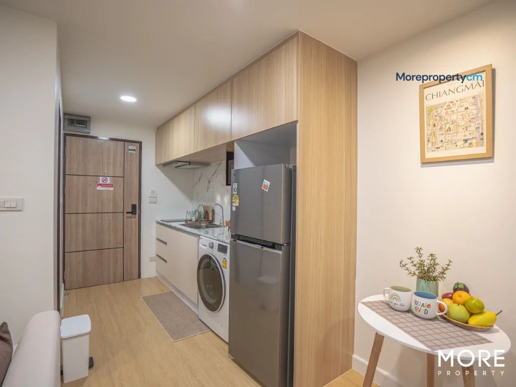 ขาย ฮิลไซด์ 2 คอนโด – 1 นอน 30 ตร.ม. ชั้น 4 ใจกลางนิมมานฯ ห้องรีโนเวทสวย สไตล์ Japandi - 9