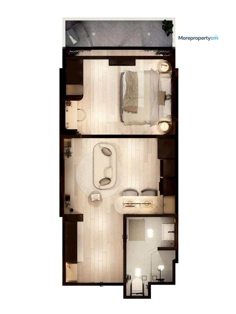 ขายคอนโด ชมดอย ตึกเหลี่ยม (Chomdoi Condo) – ห้องรีโนเวทใหม่ สไตล์โมเดิร์น โฮมมี่ ใกล้มช. และนิมมาน - 20