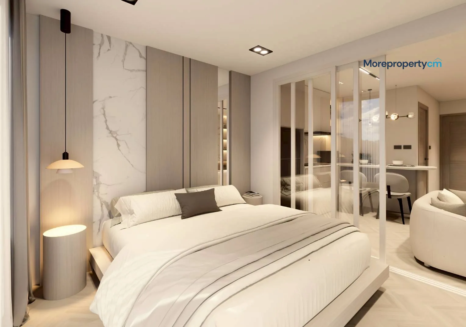 For Sale: Chomdoi Condo (Square Building) | Modern Homey Renovation | 9th Floor Mountain View near CMU