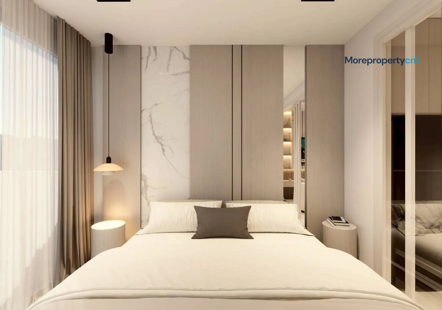 ขายคอนโด ชมดอย ตึกเหลี่ยม (Chomdoi Condo) – ห้องชั้นสูง ชั้น 9 วิวดอยสุเทพสวย รีโนเวทสไตล์โมเดิร์น โฮมมี่ - 3