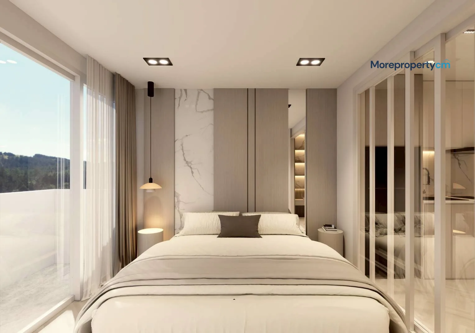 ขายคอนโด ชมดอย ตึกเหลี่ยม (Chomdoi Condo) – ห้องชั้นสูง ชั้น 9 วิวดอยสุเทพสวย รีโนเวทสไตล์โมเดิร์น โฮมมี่ - 4