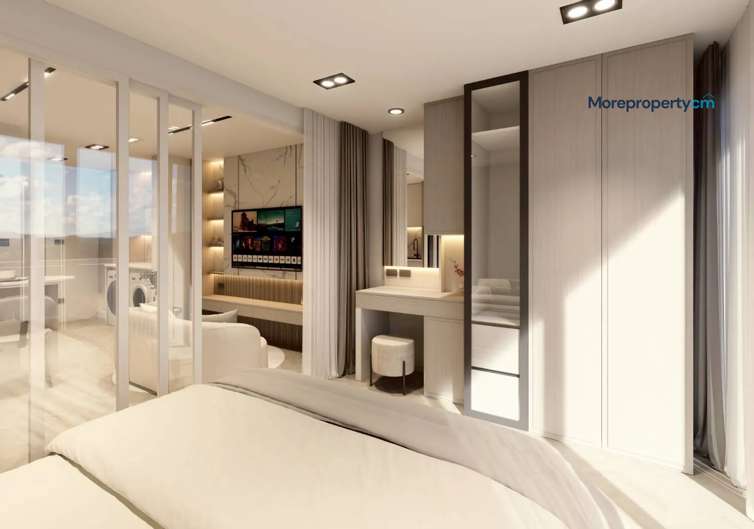 ขายคอนโด ชมดอย ตึกเหลี่ยม (Chomdoi Condo) – ห้องชั้นสูง ชั้น 9 วิวดอยสุเทพสวย รีโนเวทสไตล์โมเดิร์น โฮมมี่ - 5