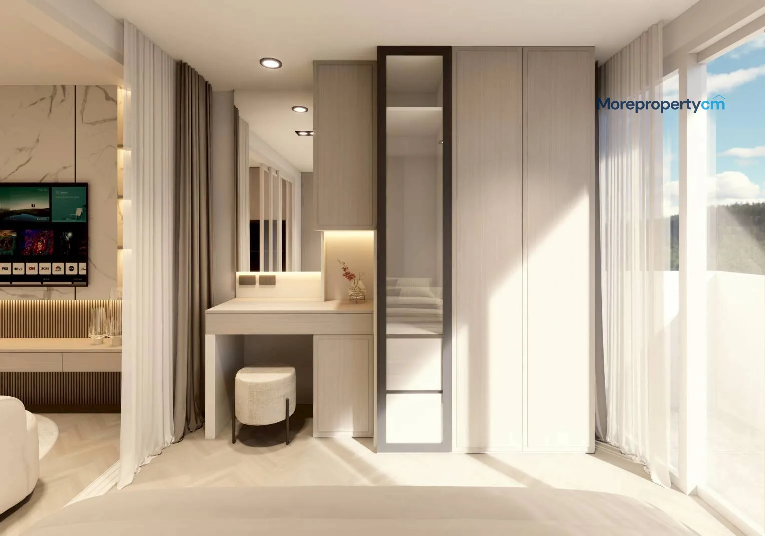 ขายคอนโด ชมดอย ตึกเหลี่ยม (Chomdoi Condo) – ห้องชั้นสูง ชั้น 9 วิวดอยสุเทพสวย รีโนเวทสไตล์โมเดิร์น โฮมมี่ - 7
