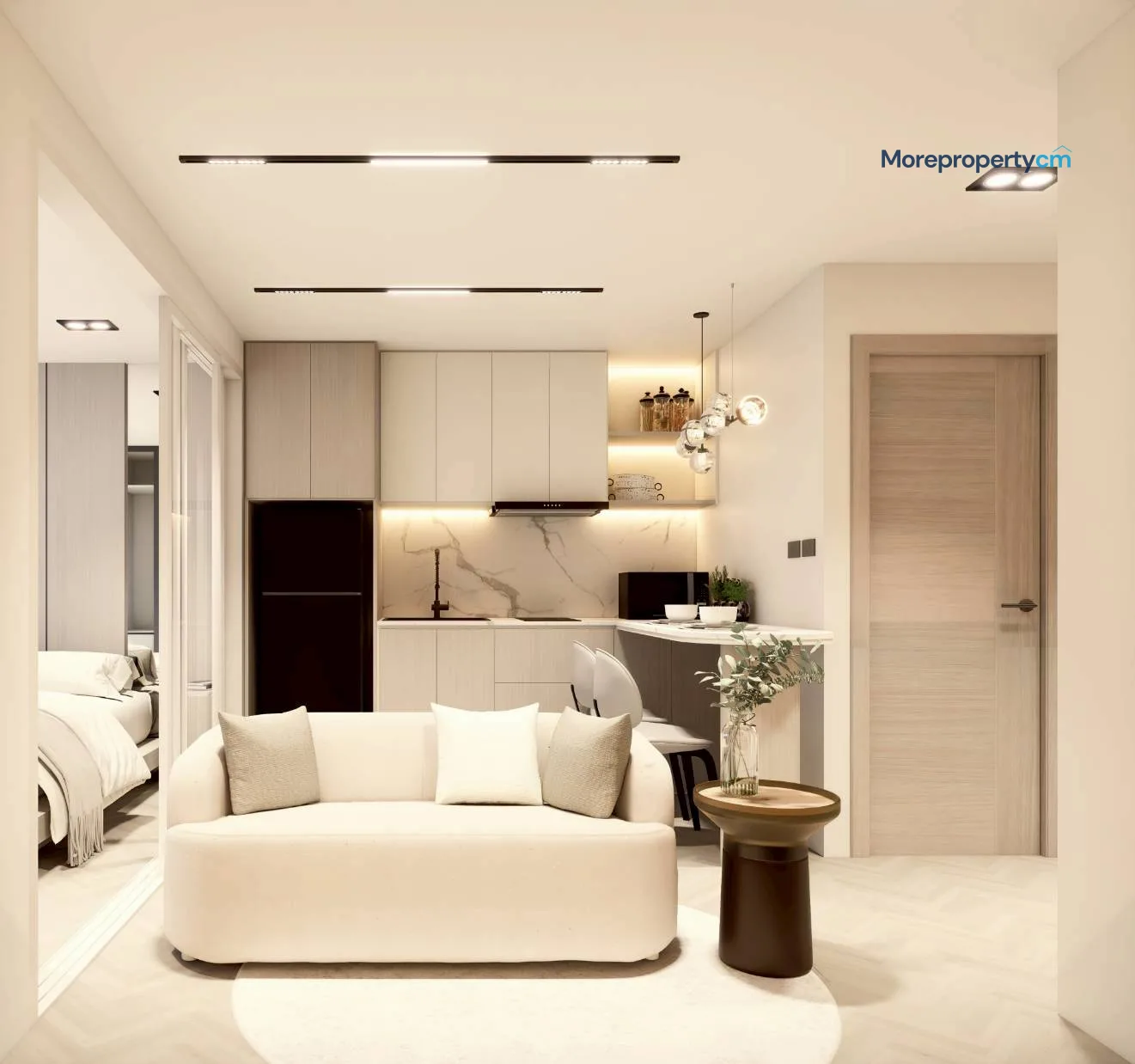 ขายคอนโด ชมดอย ตึกเหลี่ยม (Chomdoi Condo) – ห้องชั้นสูง ชั้น 9 วิวดอยสุเทพสวย รีโนเวทสไตล์โมเดิร์น โฮมมี่ - 8