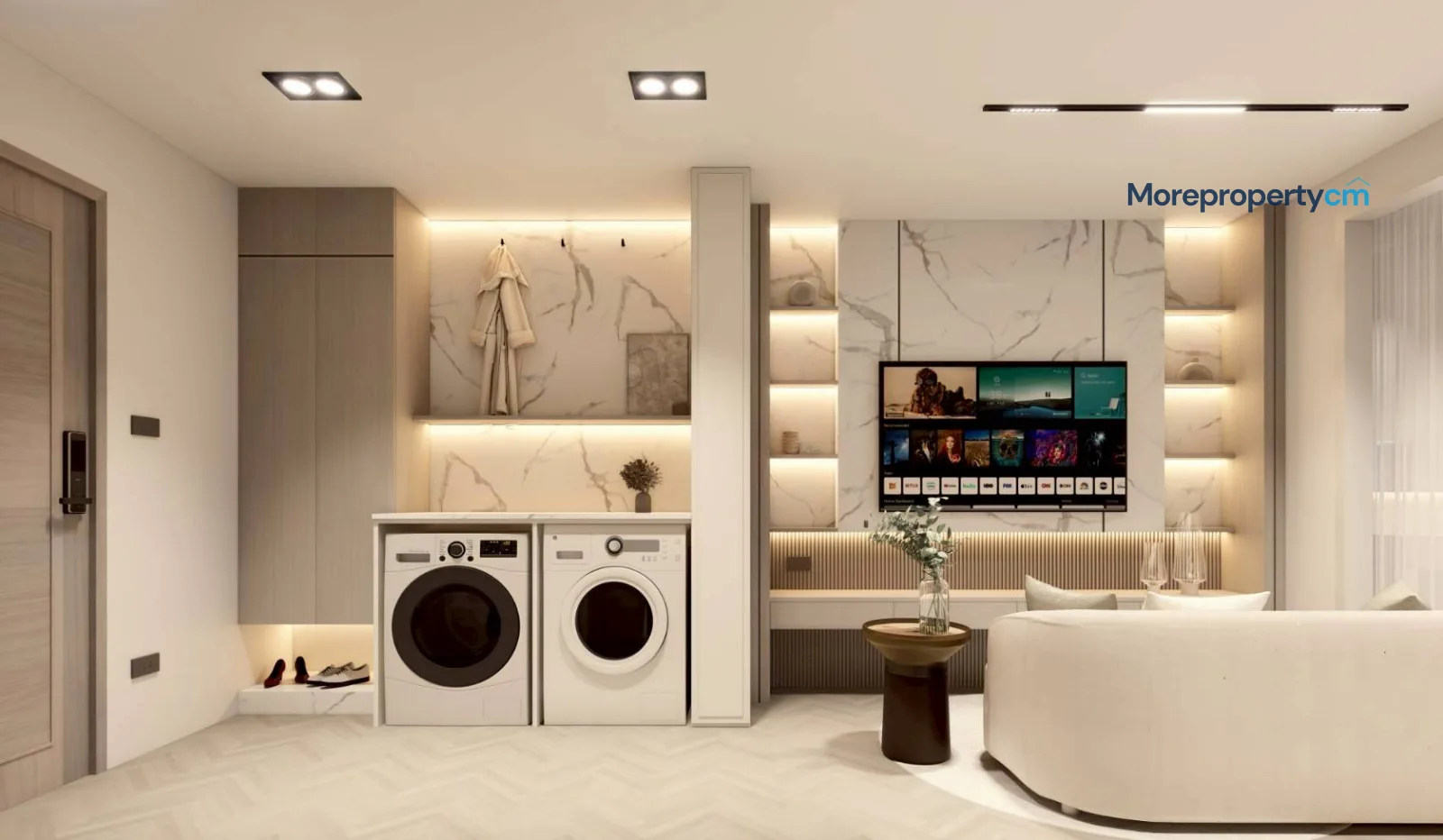ขายคอนโด ชมดอย ตึกเหลี่ยม (Chomdoi Condo) – ห้องชั้นสูง ชั้น 9 วิวดอยสุเทพสวย รีโนเวทสไตล์โมเดิร์น โฮมมี่ - 13