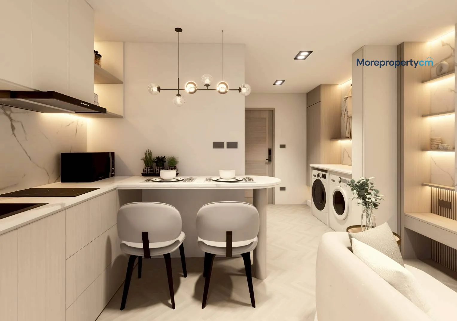 ขายคอนโด ชมดอย ตึกเหลี่ยม (Chomdoi Condo) – ห้องชั้นสูง ชั้น 9 วิวดอยสุเทพสวย รีโนเวทสไตล์โมเดิร์น โฮมมี่ - 17