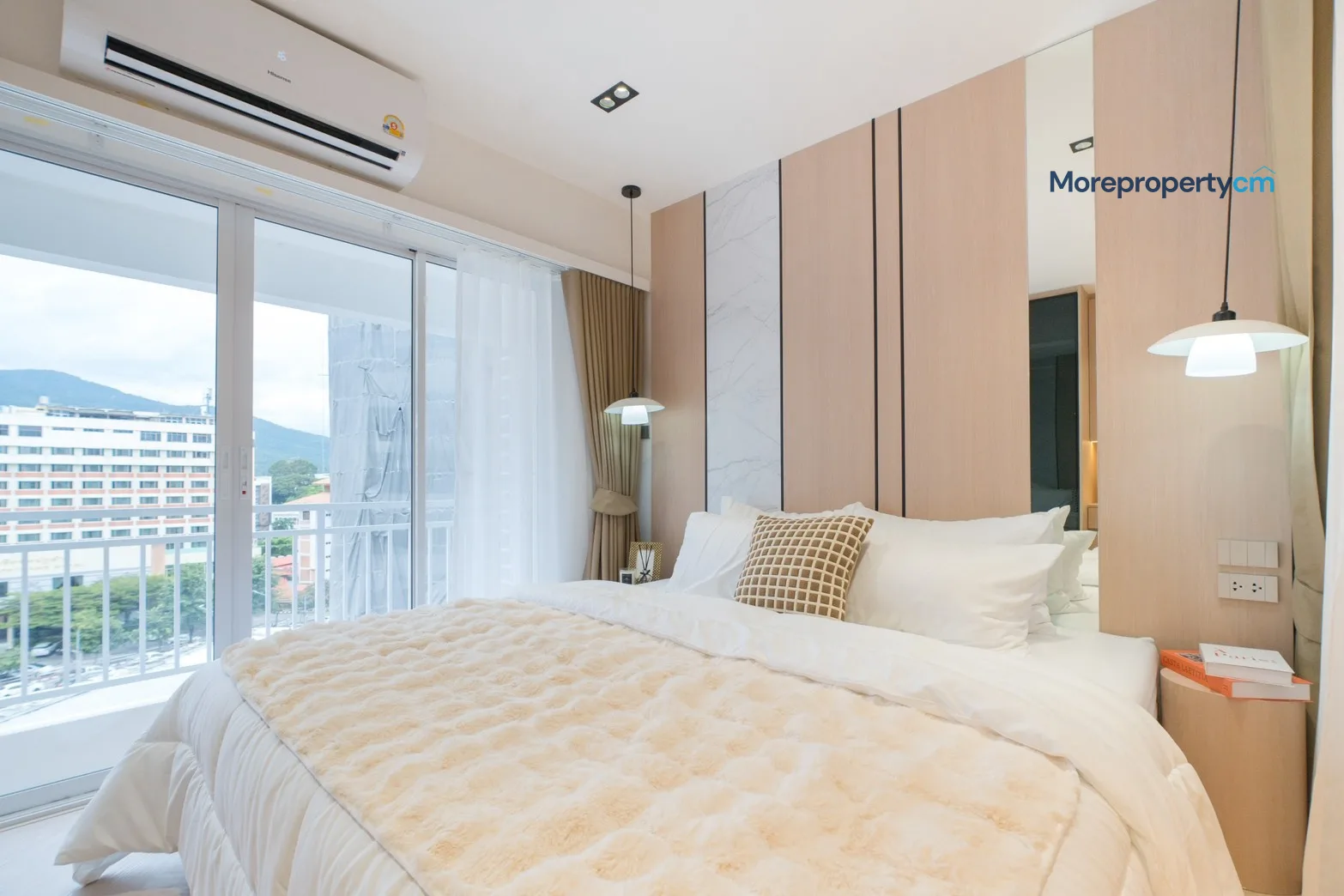 ขายคอนโด ชมดอย ตึกเหลี่ยม (Chomdoi Condo) – ห้องชั้นสูง ชั้น 9 วิวดอยสุเทพสวย รีโนเวทสไตล์โมเดิร์น โฮมมี่ - 3