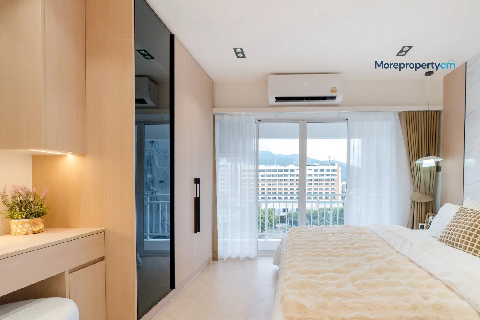 ขายคอนโด ชมดอย ตึกเหลี่ยม (Chomdoi Condo) – ห้องชั้นสูง ชั้น 9 วิวดอยสุเทพสวย รีโนเวทสไตล์โมเดิร์น โฮมมี่ - 7
