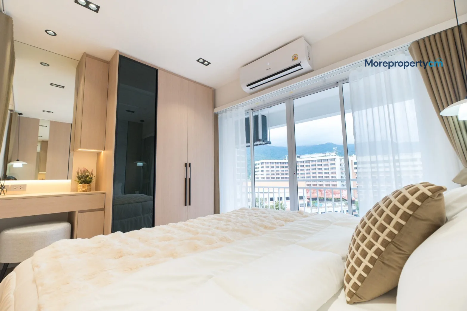ขายคอนโด ชมดอย ตึกเหลี่ยม (Chomdoi Condo) – ห้องชั้นสูง ชั้น 9 วิวดอยสุเทพสวย รีโนเวทสไตล์โมเดิร์น โฮมมี่ - 8