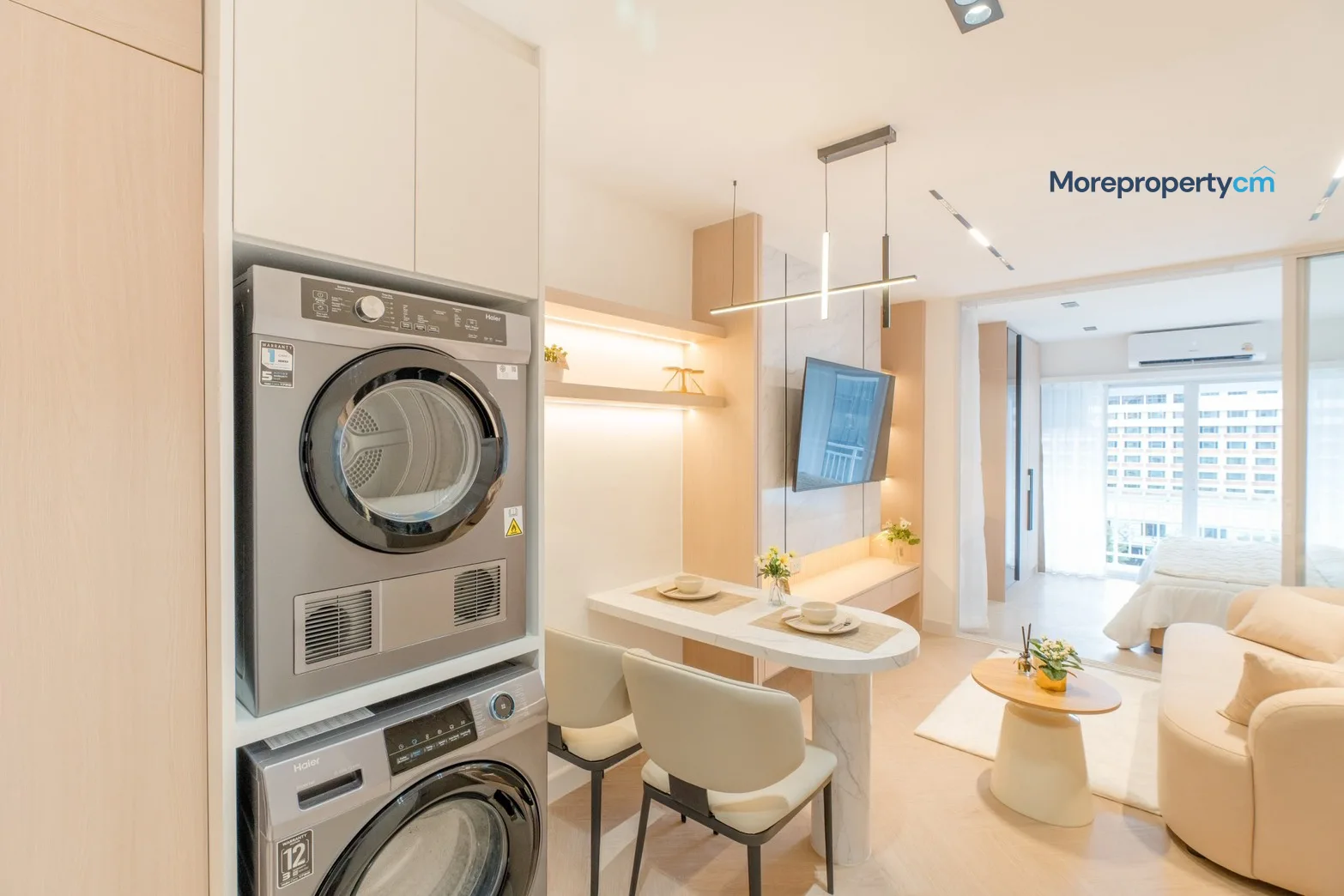 ขายคอนโด ชมดอย ตึกเหลี่ยม (Chomdoi Condo) – ห้องชั้นสูง ชั้น 9 วิวดอยสุเทพสวย รีโนเวทสไตล์โมเดิร์น โฮมมี่ - 20