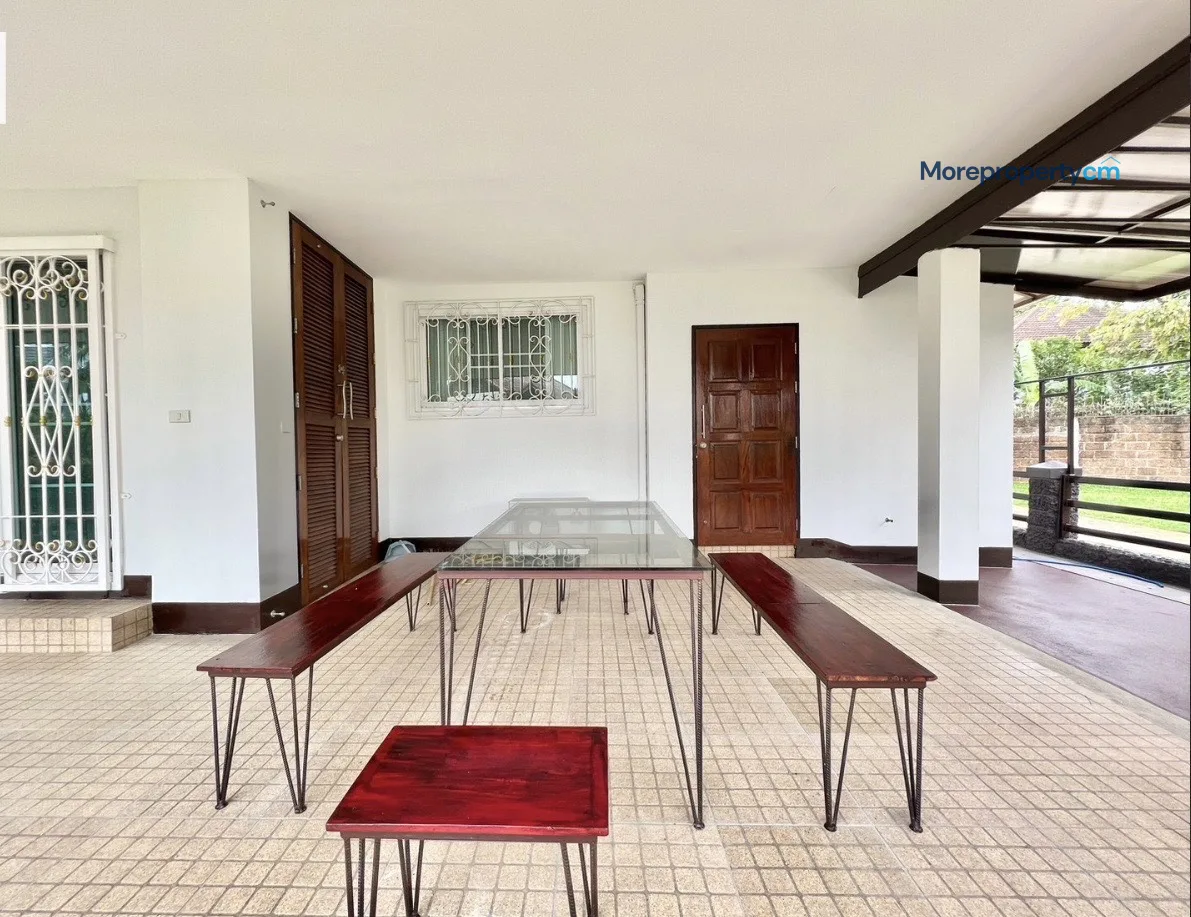 ให้เช่าบ้านเดี่ยวหลังใหญ่ หมู่บ้านอิงดอย (Ingdoi Village) – คลองชลประทาน พื้นที่กว้างขวาง มีสวนร่มรื่น และรับสัตว์เลี้ยง - 9