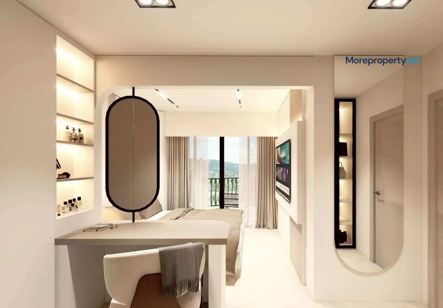ขายคอนโดหรู ฮิลไซด์ คอนโด 4 (Hillside Condo 4) – ยูนิต 2 นอน 78.7 ตร.ม. ชั้น 8 กำลังรีโนเวทสไตล์ Modern Luxury แบบโรงแรม 5 ดาว ทำเลทองใจกลางนิมมานฯ - 3