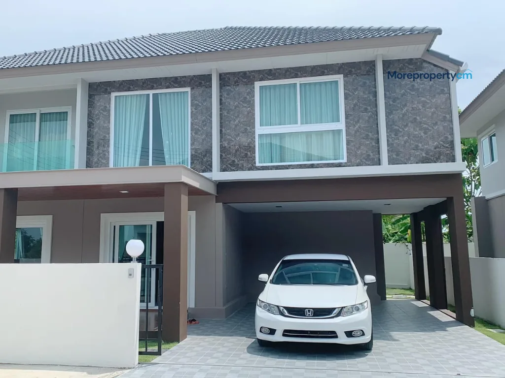 🏡 ขายบ้านเดี่ยว 2 ชั้นสภาพป้ายแดง ม.ธนกฤษณ์ ท่ารั้ว (223 ตร.ม.) โถงสูง High Ceiling