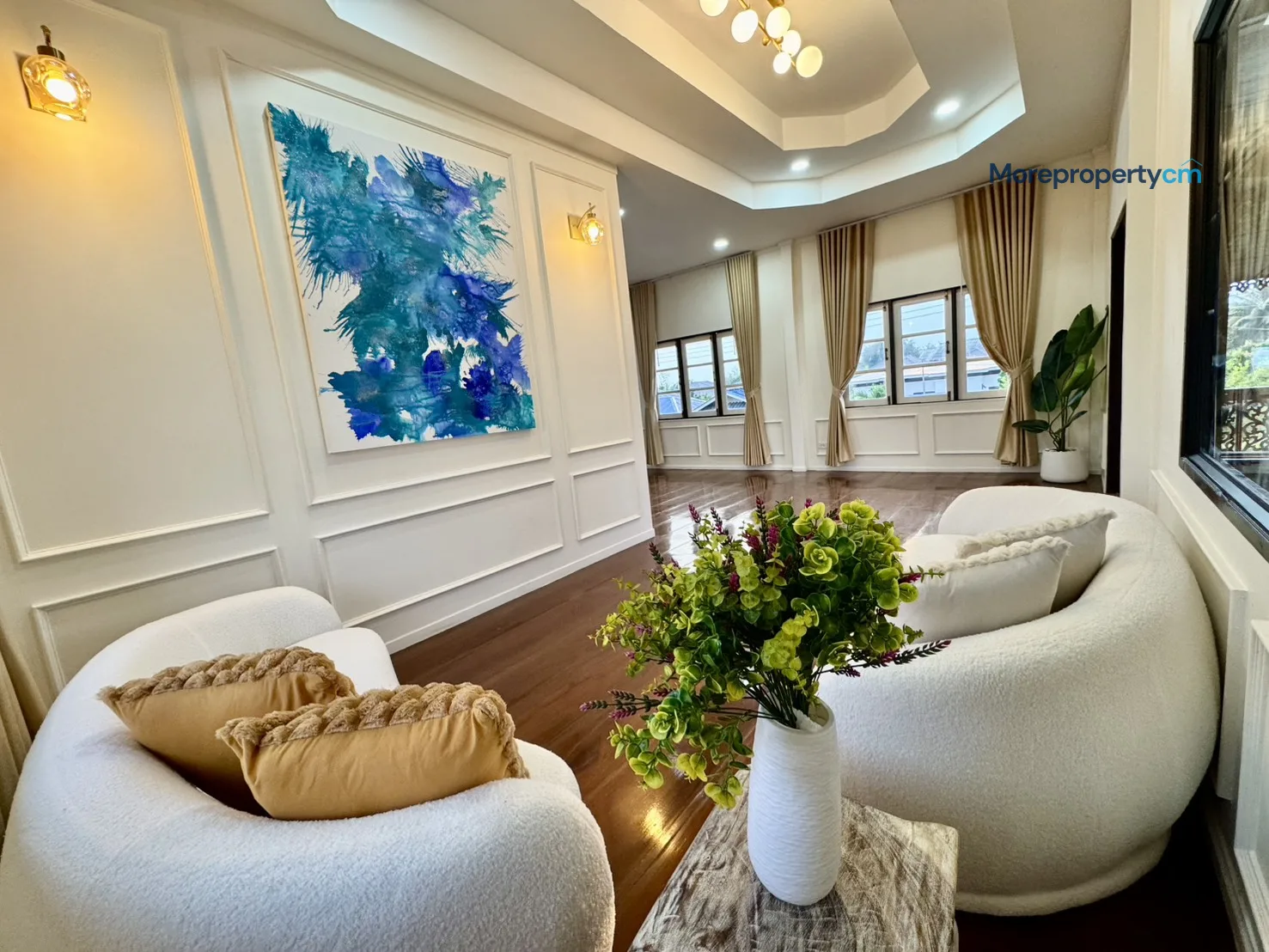 ขายคฤหาสน์หรูพูลวิลล่าสไตล์ Modern Lanna ใกล้เมืองเชียงใหม่ - 24