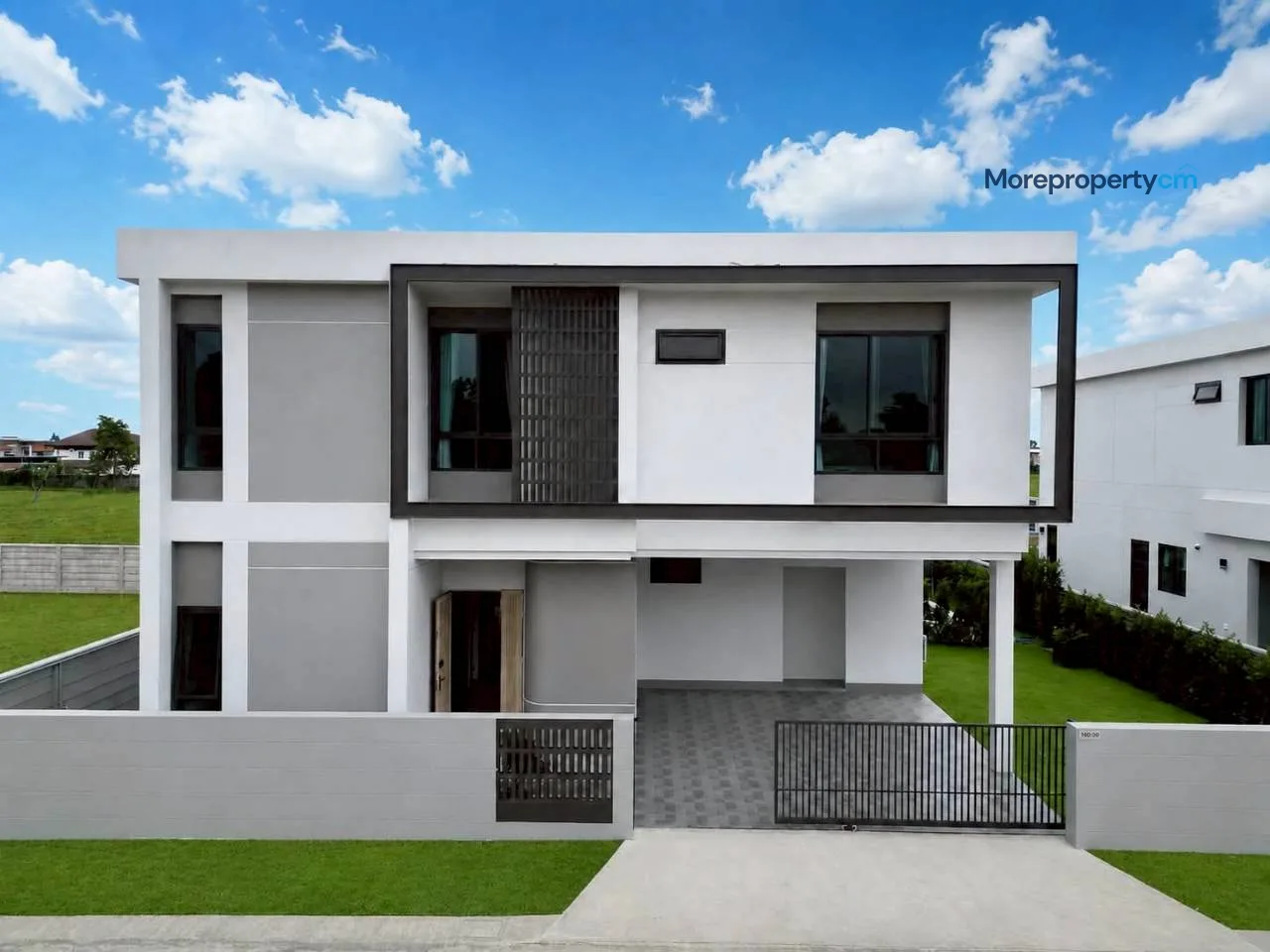 ขายบ้านเดี่ยว Luxury พูลวิลล่าสร้างใหม่มือหนึ่ง โครงการ Sundee Garden Ville หางดง