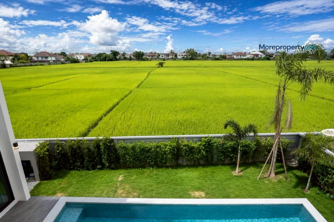 ขายบ้านเดี่ยว Luxury พูลวิลล่าสร้างใหม่มือหนึ่ง โครงการ Sundee Garden Ville หางดง - 8