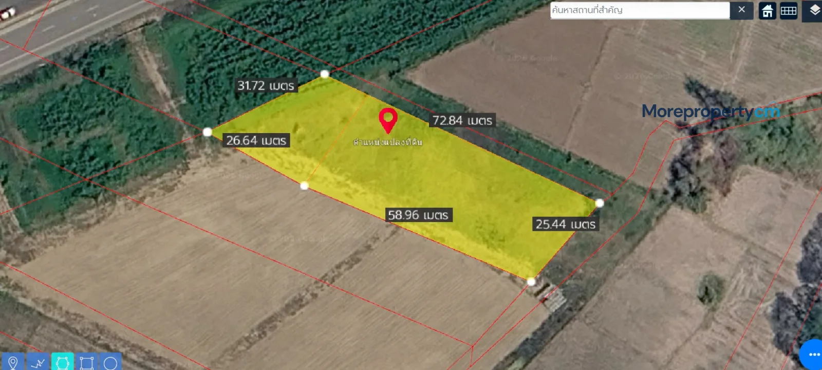 Premium Vacant Land in San Kamphaeng, Chiang Mai | 1 Rai 1 Ngan 27 Sq.w.