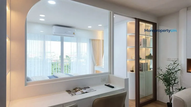 ขาย ชมดอย คอนโด ตึกเหลี่ยม 1 ห้องนอน 35 ตร.ม. ชั้น 10 วิวเมือง ใกล้ มช.-นิมมาน [ID: 1422CS] - 9