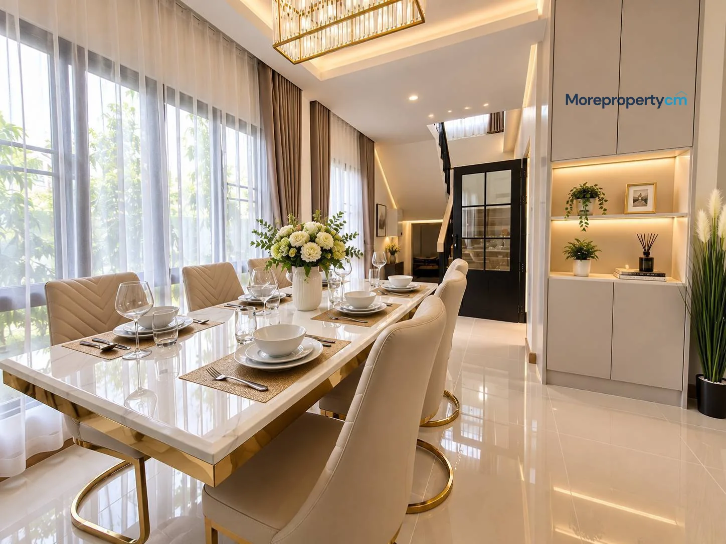 ให้เช่า บ้านในหมู่บ้าน ธารธารา หางดง บ้านสวย สไตล์โมเดิร์น - 12