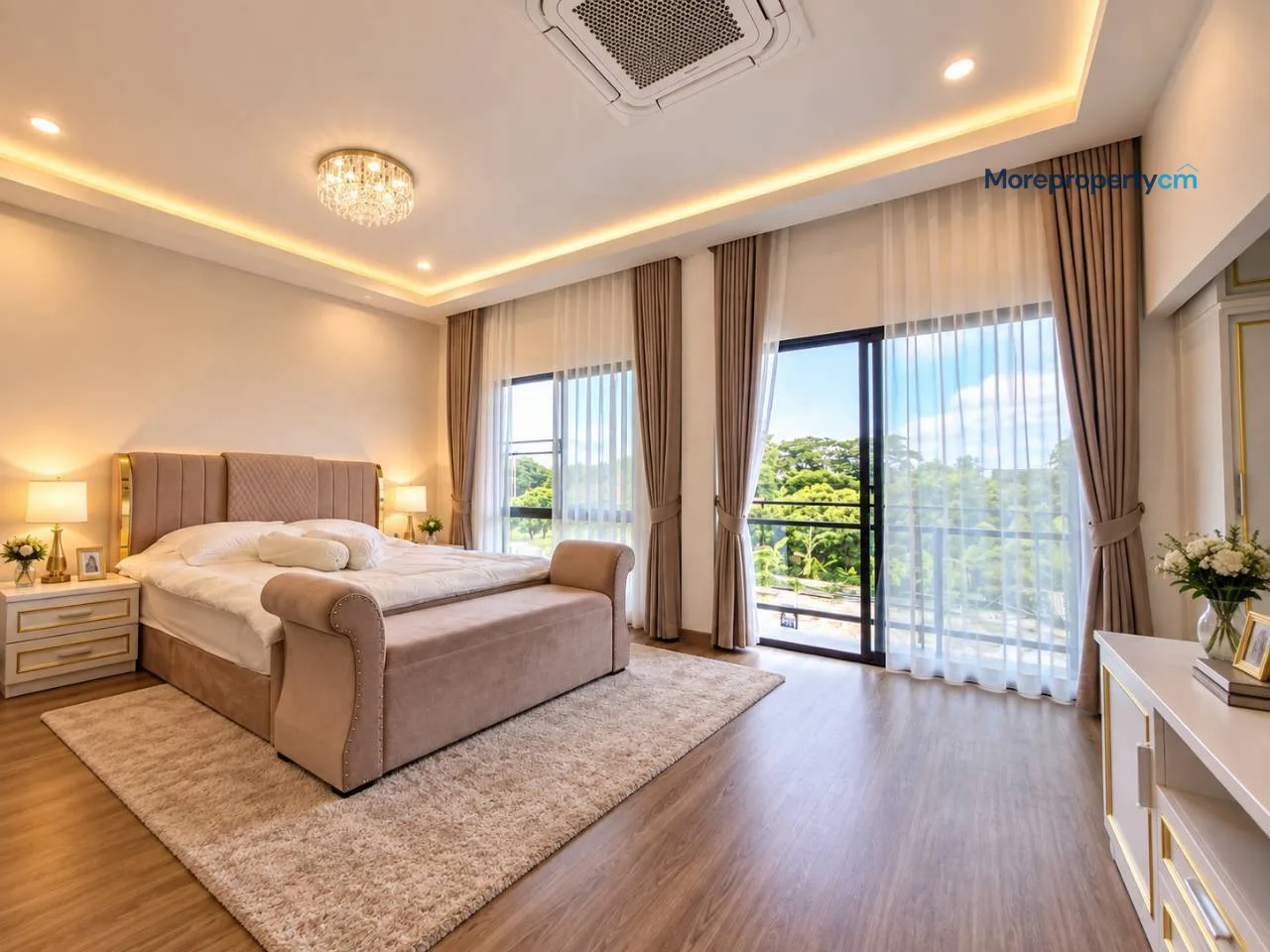 ให้เช่า บ้านในหมู่บ้าน ธารธารา หางดง บ้านสวย สไตล์โมเดิร์น - 4