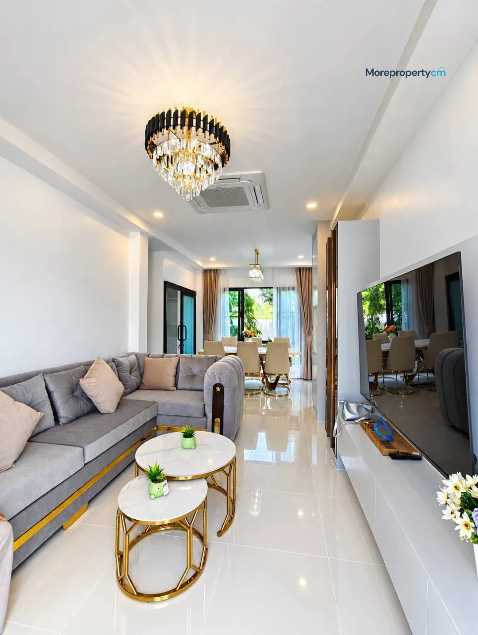 ให้เช่า บ้านในหมู่บ้าน ธารธารา หางดง บ้านสวย สไตล์โมเดิร์น - 10