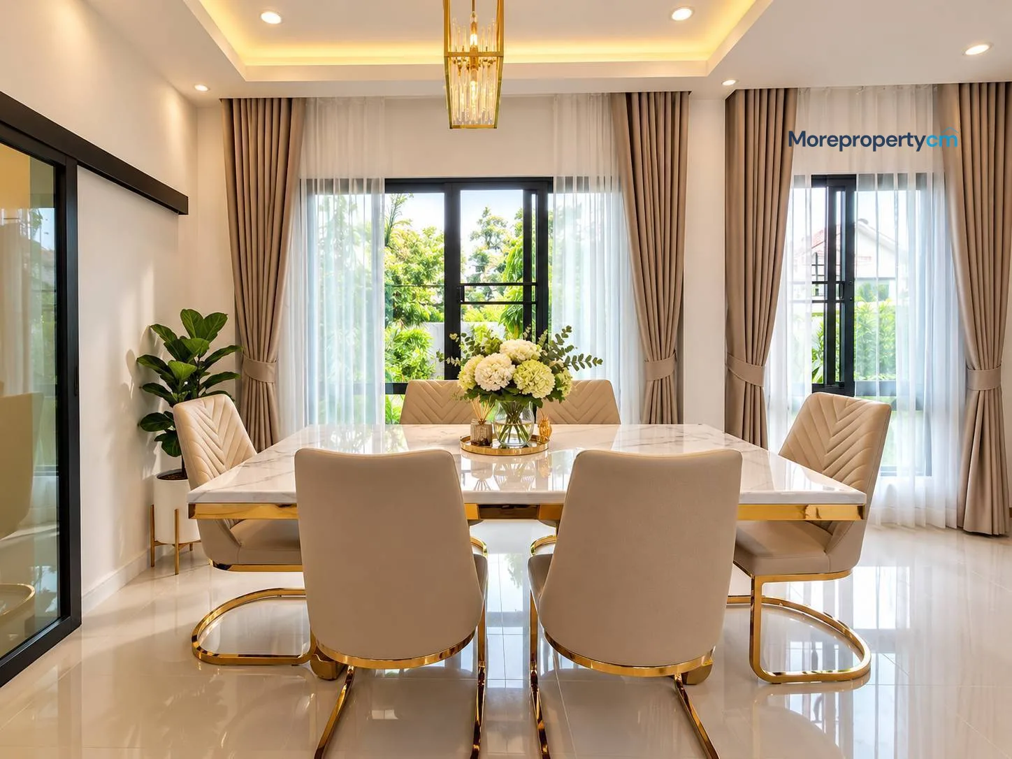 ให้เช่า บ้านในหมู่บ้าน ธารธารา หางดง บ้านสวย สไตล์โมเดิร์น - 14